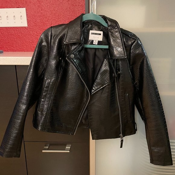 Oversized Faux Leather Jacket - Picture 1 of 3